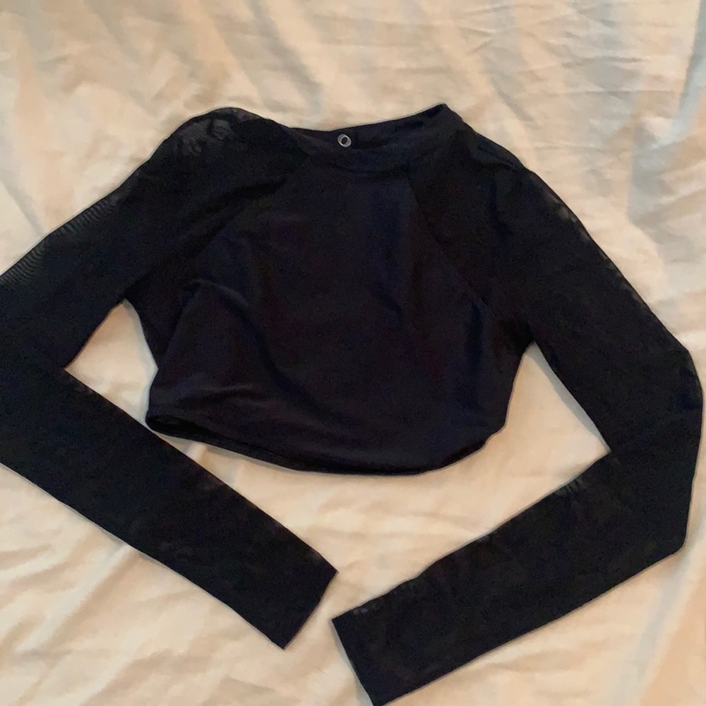 Forever 21 Fashion Rash Guard Top - Long Sleeve Swim Top